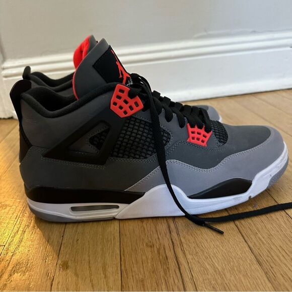 Air Jordan 4 Retro 'Infrared' Size 12 for Men - Picture 5 of 10